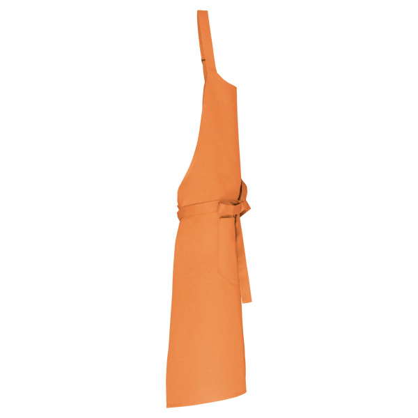 Schürze mit Tasche aus Bio-Baumwolle Light Orange One Size