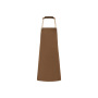 LS 40 Bib Apron New-Nature , from sustainable material , 65 % GRS Certified Recycled Polyester / 35 % Conventional Cotton - cinnamon - Stck
