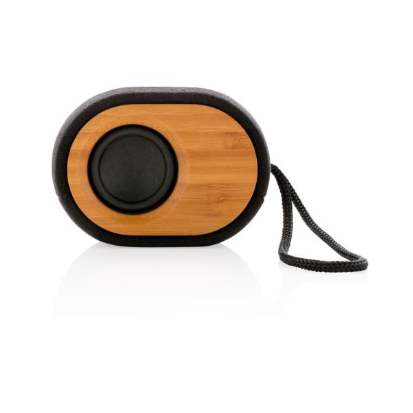 Bamboo X 5W speaker, zwart, bruin