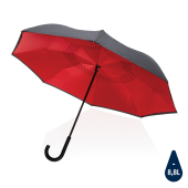 23" Impact AWARE™ RPET 190T reversible paraply, rød