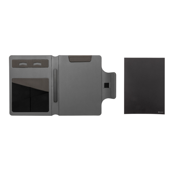 Artic Magnetic 10W A4-portfolio met draadloos opladen, zwart
