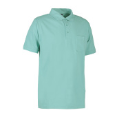 PRO Wear polo shirt | pocket - Dusty Aqua, 5XL