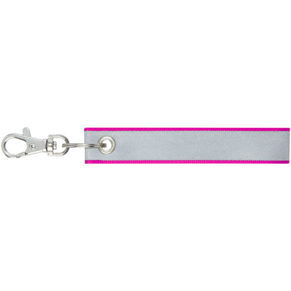 RFX™ Holger reflective key hanger - Neon pink