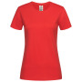 Stedman T-shirt Crewneck Classic-T Organic for her 186c scarlet red M