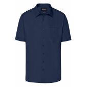 Men's Business Shirt Short-Sleeved - navy - S