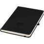 Soft touch patroon A5 notitieboek - Zwart