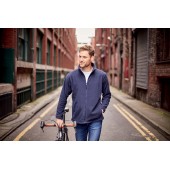 Men's Full Zip Outdoor Fleece Black 3XL