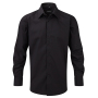 Tailored Poplin Shirt LS - Black - S