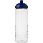 H2O Active® Treble 750 ml sportfles met koepeldeksel - Transparant/Blauw