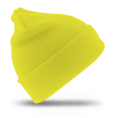 Heavyweight Thinsulate™ Woolly Ski Hat - Fluorescent Yellow - One Size
