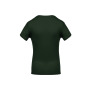 Ladies' short-sleeved V-neck T-shirt Forest Green M