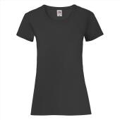 FOTL Lady-Fit Valueweight T, Black, S