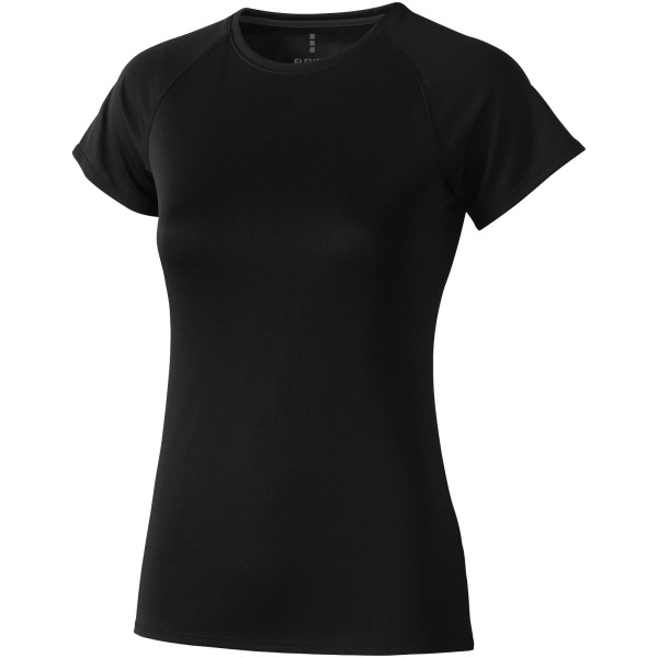Niagara short sleeve women's cool fit t-shirt - Solid black - M