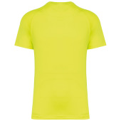 Gerecycled herensport-T-shirt met ronde hals Fluorescent Yellow XS