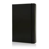 Deluxe hardcover A5 notitieboek, zwart