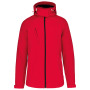 Dames softshell jas met afneembare capuchon Red 4XL Dames softshell jas met afneembare capuchon Red 4XL