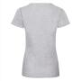 FOTL Lady-Fit Valueweight T, Heather Grey, L