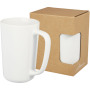 Perk 480 ml ceramic mug - White