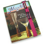 Flexible Webbing Book Mark with Pen Loops (L) Pink