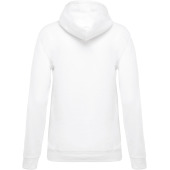 Eco damessweater met capuchon White XL