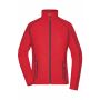 Ladies' Structure Fleece Jacket - red/carbon - S