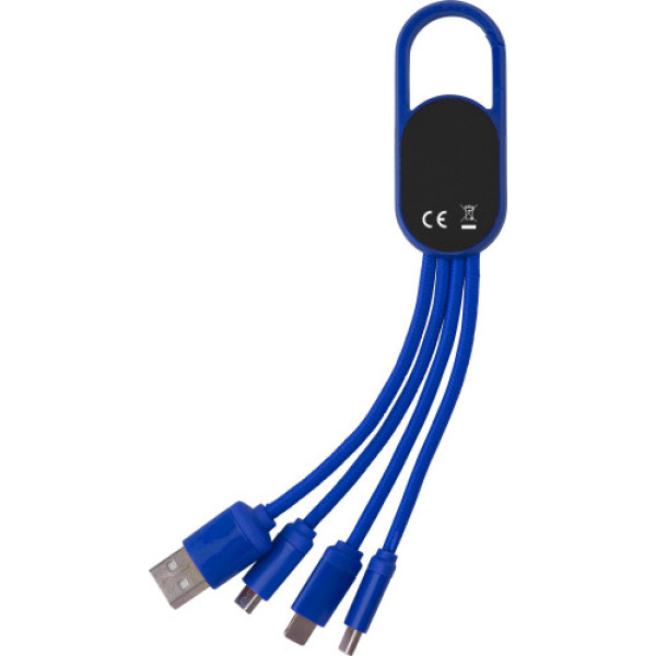 4-in-1 Charging cable set blue