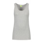 L&S Tanktop cot/elast for her grey heather XL