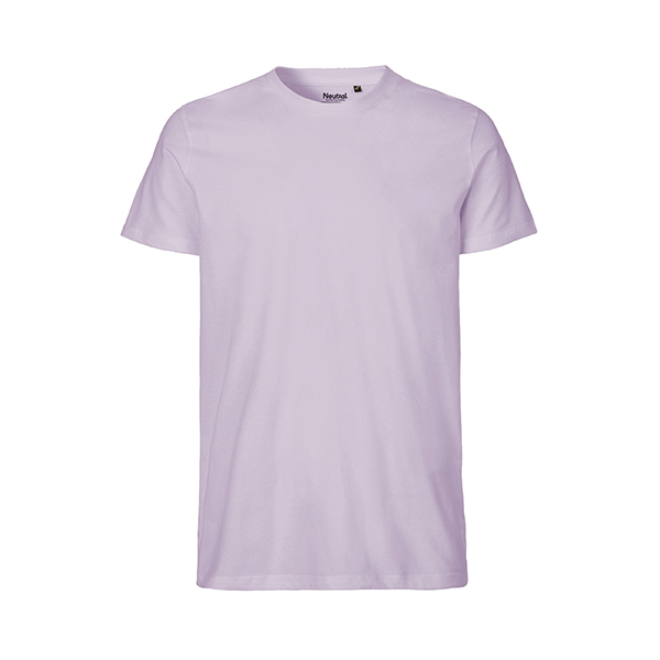 Neutral mens fitted t-shirt-Dusty-Purple-S