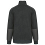 Eco-friendly fleece met ritskraag unisex Dark Grey 5XL