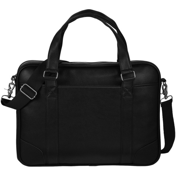 Oxford 15.6" slim laptop briefcase 5L - Solid black
