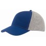5-panel baseballcap UP TO DATE - grijs, kobaltblauw