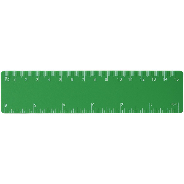 Rothko 15 cm plastic ruler - Green