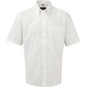 Men's Short Sleeve Easy Care Oxford Shirt White XL