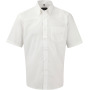 Men's Short Sleeve Easy Care Oxford Shirt White XL