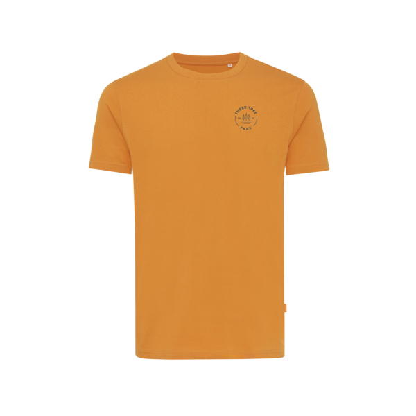 Iqoniq Bryce gerecycled katoen t-shirt, sundial oranje