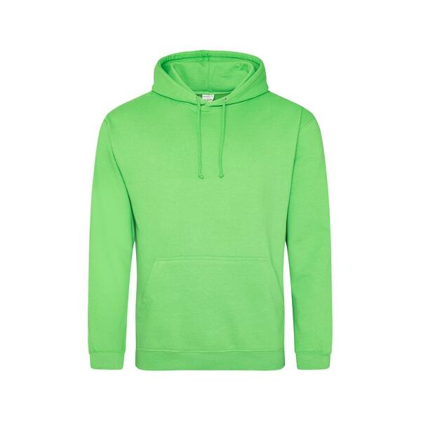 AWDis College Hoodie, Lime Green, L, Just Hoods