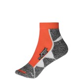 Sport Sneaker Socks - bright-orange/white - 45-47