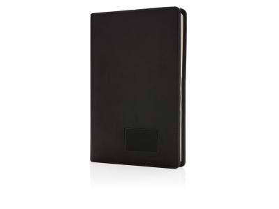 Light up logo notitieboek, zwart Light up logo notitieboek, zwart