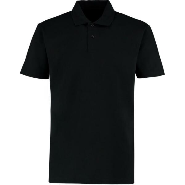 Regular Fit Workforce Piqué Polo Shirt, Black, 4XL, Kustom Kit