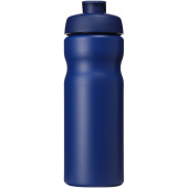 Baseline® Plus 650 ml sportflaska med uppfällbart lock - Blå