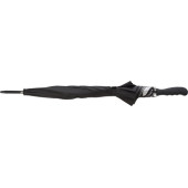 Polyester (190T) paraplu zwart/zilver