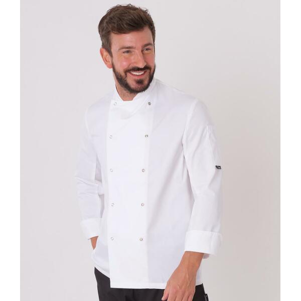 Long Sleeve Press Stud Chef's Jacket