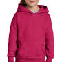 Heavy Blend Youth Hooded Sweat - Heliconia - XS (104/110)