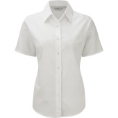 Ladies Short Sleeve Easy Care Oxford Shirt White XXL