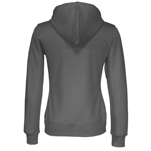 Cottover Gots Full Zip Hood Lady charcoal 3XL