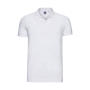 Men's Fitted Stretch Polo - White - 2XL