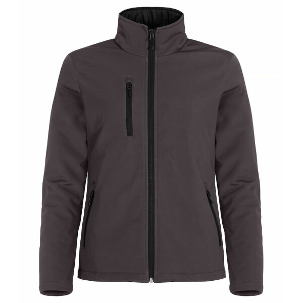 Clique Padded softshell ladies donkergrijs 34/xs