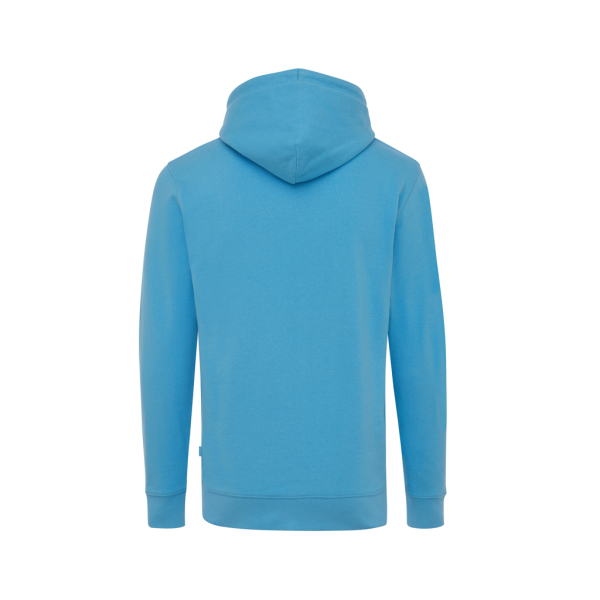 Iqoniq Jasper gerecycled katoen hoodie, tranquil blue (XXL)