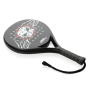 No Fear Fiber Glass Padel Racket, zwart