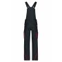 Workwear Pants with Bib - COLOR - - carbon/red - 44
